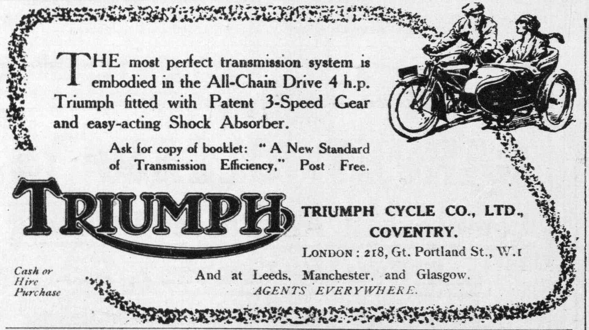 Triumph motor cycle